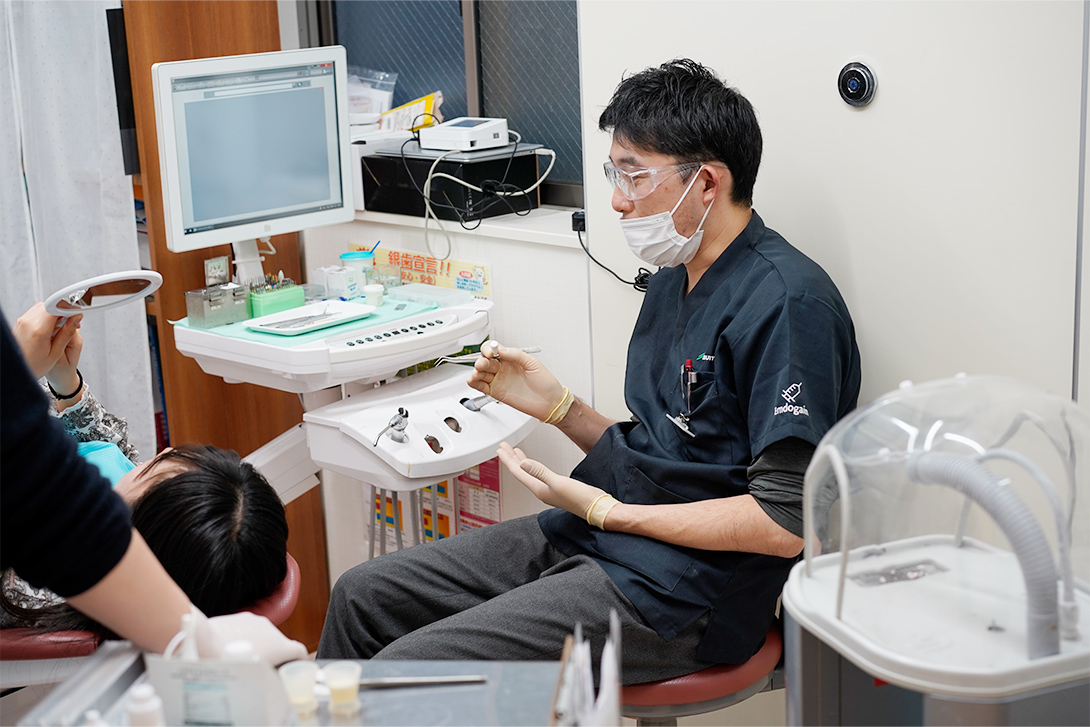 マウストレーの製作・ホワイトニング方法の説明・大宮いしはた歯科