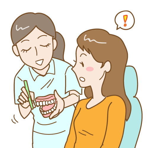 歯科衛生士業務の様子